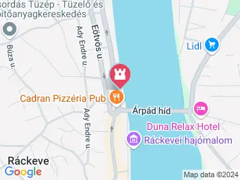 Árpád Múzeum Ráckeve a térképen