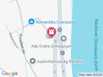 Árpád vezér szobor Ráckeve a térképen