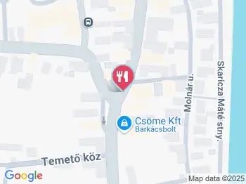 Csöni Étterem Ráckeve a térképen