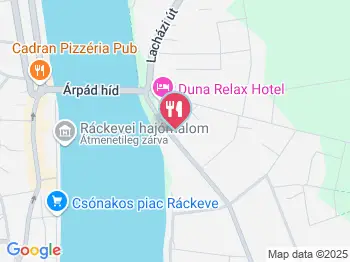 Duna Relax & Event Hotel étterme Ráckeve a térképen