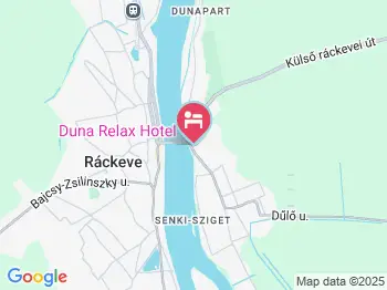 Duna Relax Hotel Ráckeve a térképen