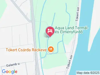 Faházas Villapark Ráckeve a térképen