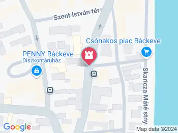 János vitéz-díszkút Ráckeve a térképen