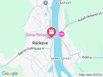 János vitéz meseút Ráckeve a térképen