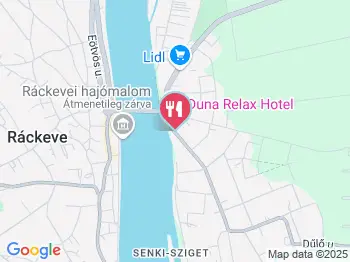 Duna Relax & Event Hotel étterme Ráckeve a térképen