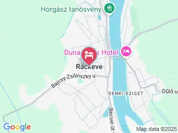 Leányvár Fogadó Ráckeve a térképen