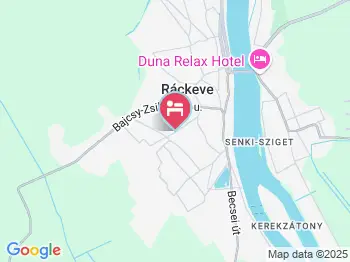 Oázis Park Motel Ráckeve a térképen