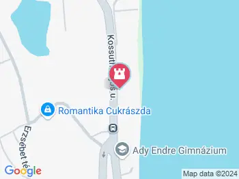 Savoyai-kastély Ráckeve a térképen