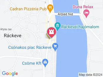 Tűztorony Kilátó Ráckeve a térképen