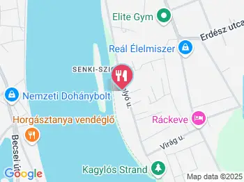 Vidék Íze Vízparti Lakásétterem Ráckeve a térképen