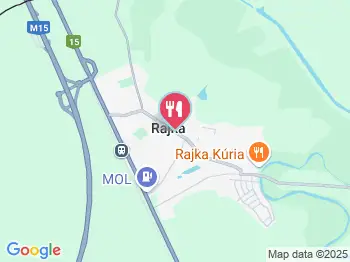 Rákász Vendéglő Rajka a térképen