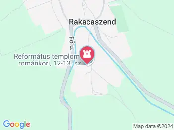 Református templom Rakacaszend a térképen