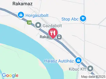 Demus Pékség Rakamaz a térképen