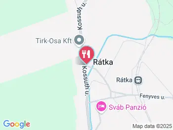 Italbolt Rátka a térképen