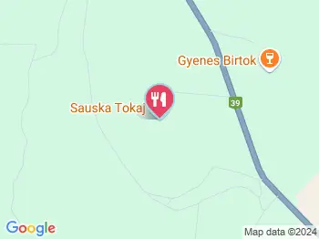 Sauska Tokaj Rátka a térképen