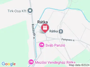 Svábok betelepülési emlékműve Rátka a térképen