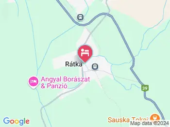 Angyal Villa Rátka a térképen