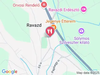Jegenye Étterem Ravazd a térképen