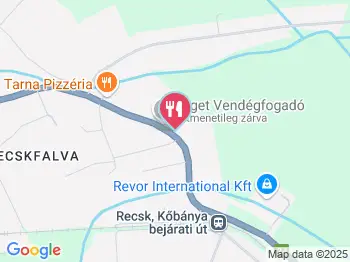Liget Vendégfogadó Recsk a térképen