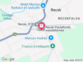 Művelődési Ház és Bányászati Kiállítóhely Recsk a térképen