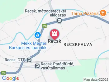 Recski Nemzeti Emlékpark Recsk a térképen