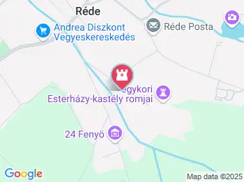 Rédei 24 Fenyő Tanösvény Réde a térképen