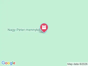 Nagy-Péter-mennykő Regéc a térképen