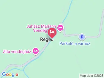Veronika Panzió Regéc a térképen