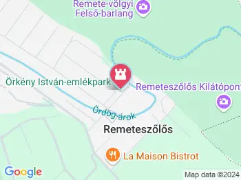 Örkény István emlék-telefonfülke Remeteszőlős a térképen
