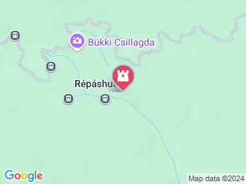 Bükki Csillagda Répáshuta a térképen