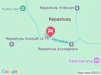 Erdei Kemping & Faházak Répáshuta a térképen