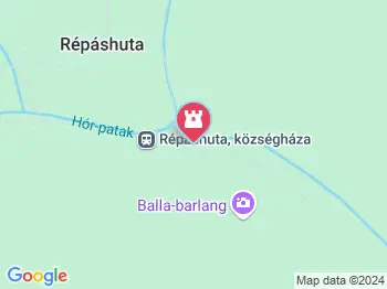 Répáshutai Tájház Répáshuta a térképen