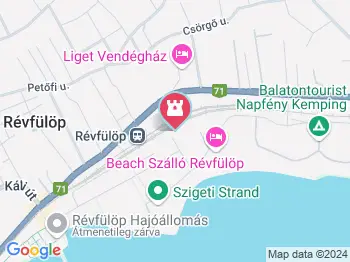 Fülöpi templomrom Révfülöp a térképen