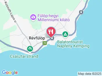 Hangulat Vendéglő & Pizzeria Révfülöp a térképen