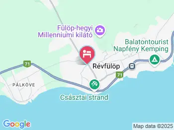 Kaméleon Nyaralóház Révfülöp a térképen