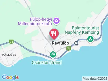 Mákvirág Borház-Vendéglő Révfülöp a térképen