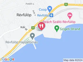 Móló Cukrászda Révfülöp a térképen