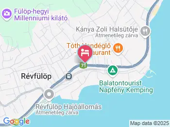 Sport Üdülő Révfülöp a térképen
