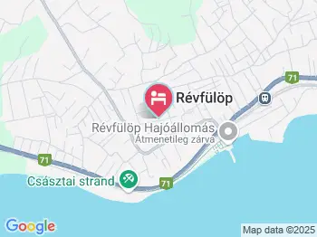 Vakáció Üdülő Révfülöp a térképen