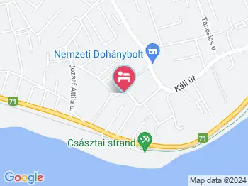 Villa Philip Noir Révfülöp a térképen