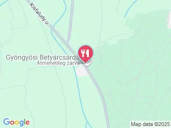 Gyöngyösi Betyárcsárda Rezi a térképen
