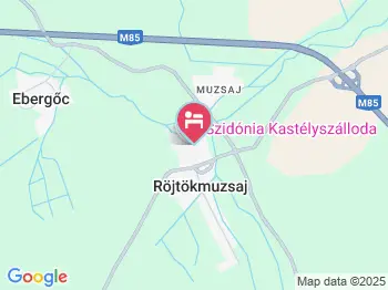 Szidónia Kastélyszálloda Röjtökmuzsaj a térképen