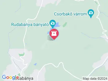 Rudabányai bányató Rudabánya a térképen