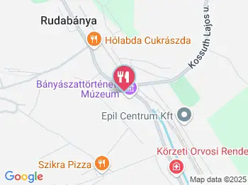 Vasérc Büfé Rudabánya a térképen