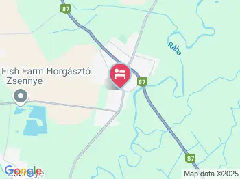 Horgásztanya Panzió Rum a térképen