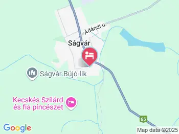 Lídia Házak Ságvár a térképen