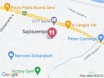 Gerendás Bistorant Sajószentpéter a térképen