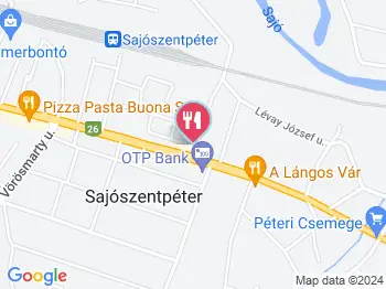 Láng Pizzéria Sajószentpéter a térképen
