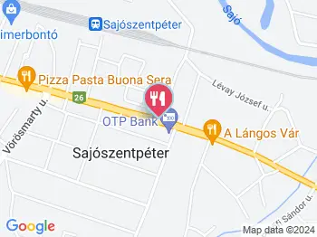 Lime Kisvendéglő Sajószentpéter a térképen