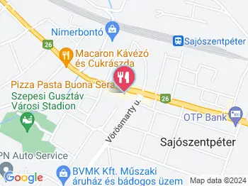 Pizza Pasta Buona Sera Sajószentpéter a térképen
